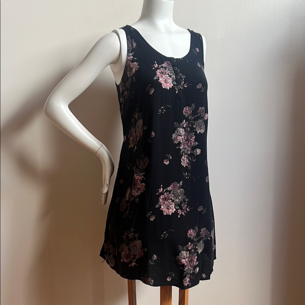Maurices Black Floral Midi Dress